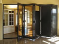 Aluminium slide folding door